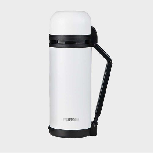 Termo Acero Inoxidable Con Manija 1500 cc Blanco Waterdog